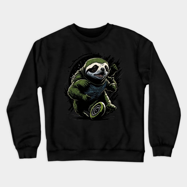 Sloth Crewneck Sweatshirt by samsamteez